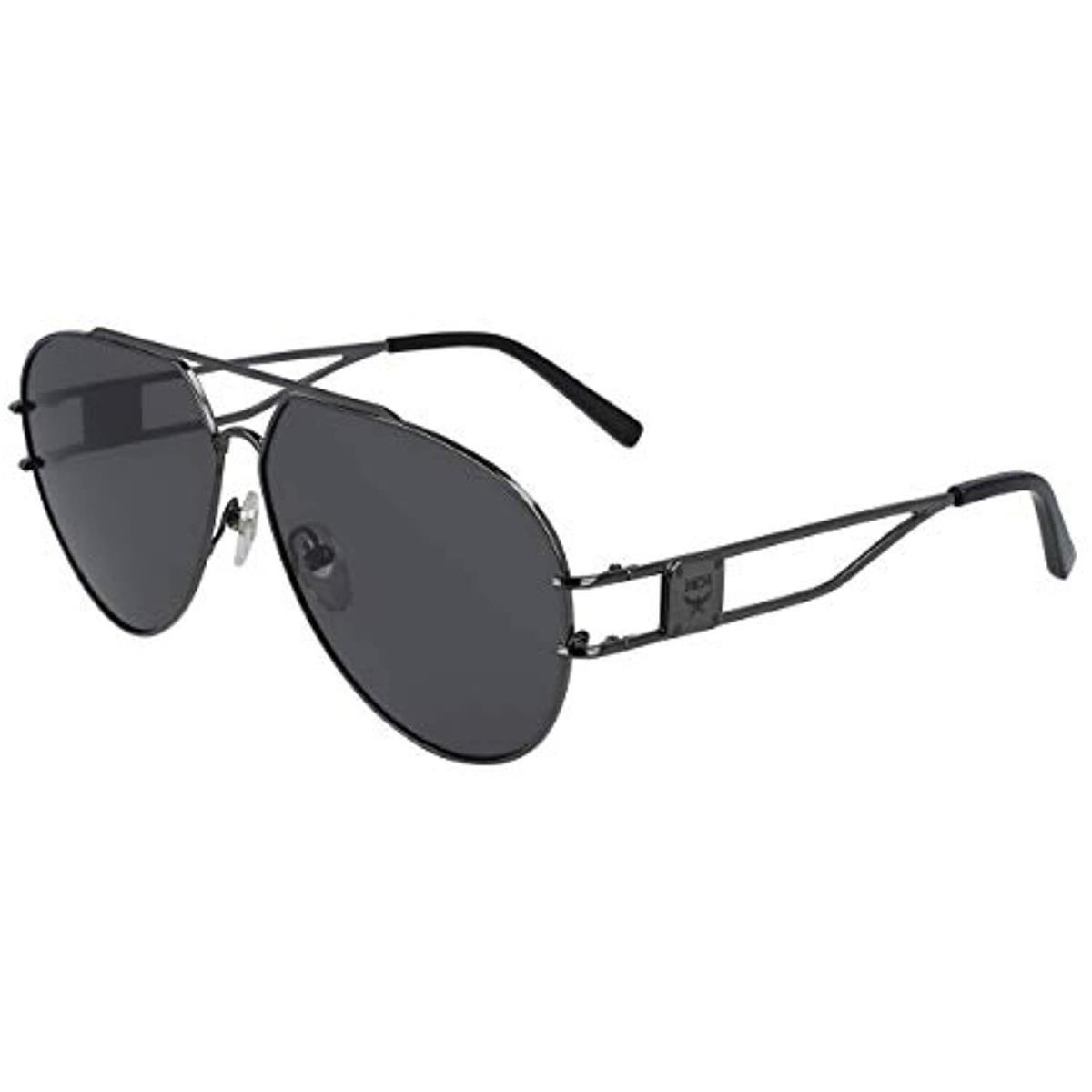 Mcm 136S 070 Dark Ruthenium Aviator Sunglasses with Grey Lenses Mcm Case