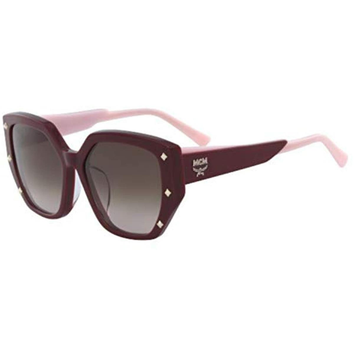 Mcm 674SA 603 Burgundy Pink Sunglasses with Mcm Case