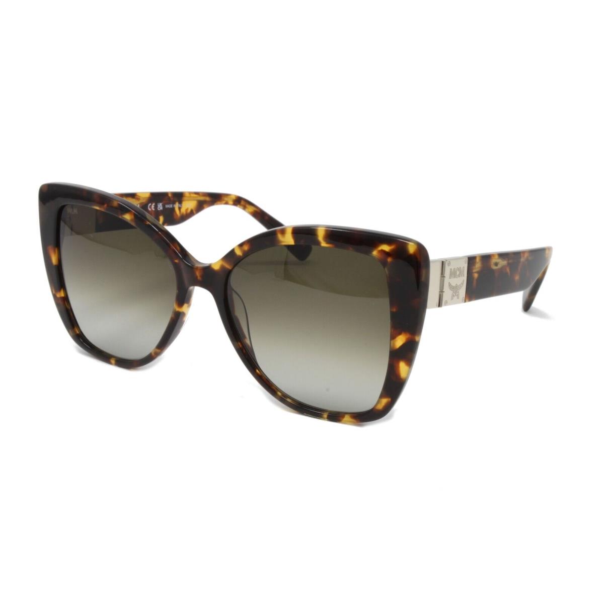 Mcm Women`s Sunglasses MCM724S 240 Tortoise 56mm Brown Gradient Lens