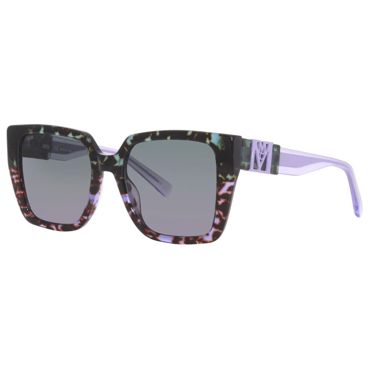 Mcm 723S 342 Green Purple Sunglasses with Green Lenses Mcm Case