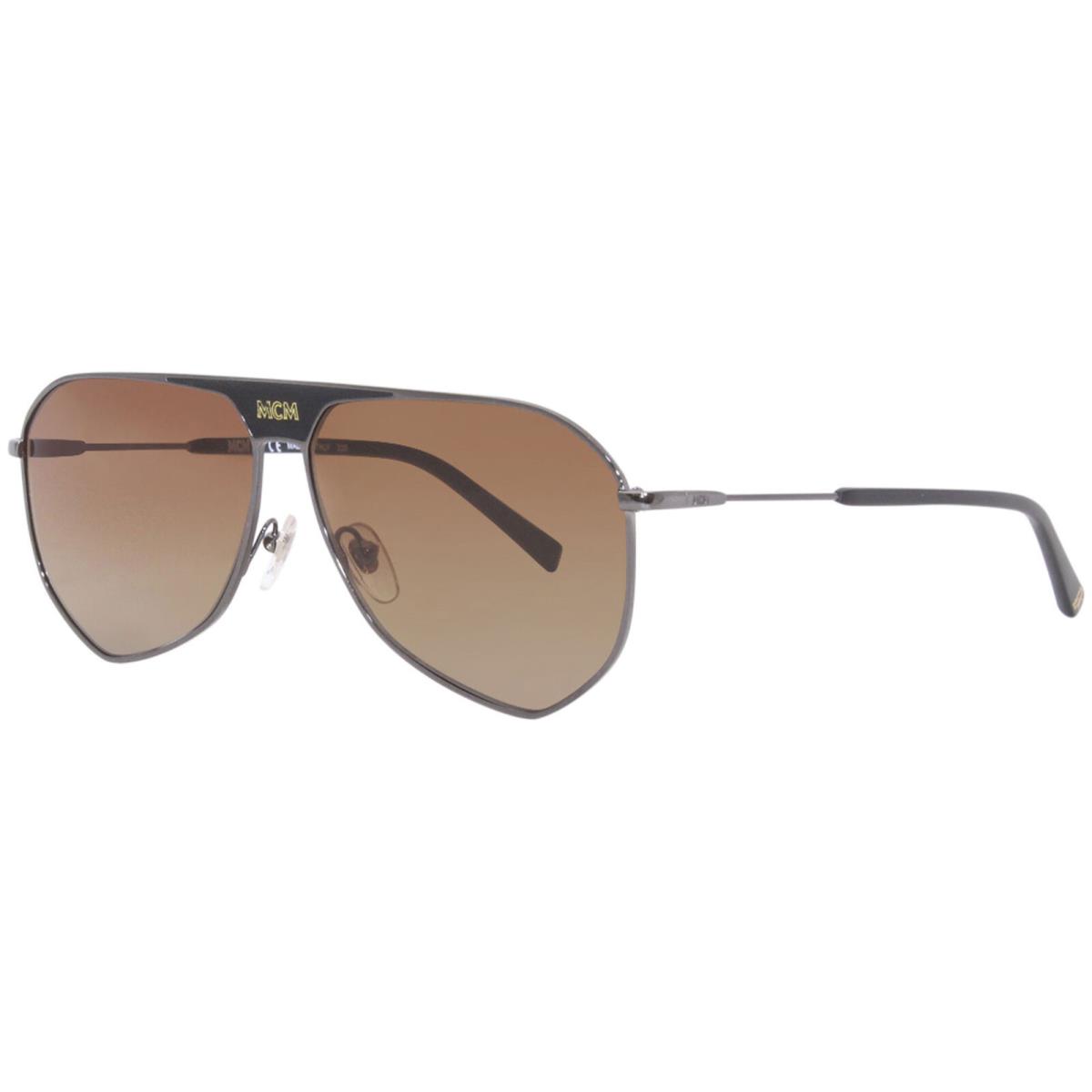 Mcm MCM149SL 069 Sunglasses Men`s Dark Ruthenium/brown Gradient Mirror Lens 61mm