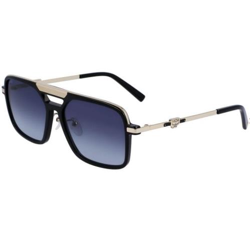 Mcm 732S 001 Black Gold Sunglasses with Grey Lenses Mcm Case