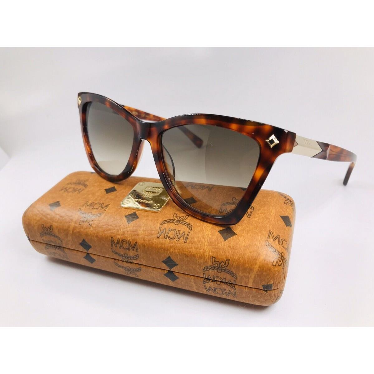 Mcm 611S 218 Blonde Havana Sunglasses with Case 57mm