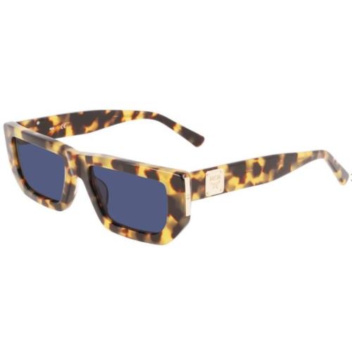 Mcm 726S 244 Tokyo Tortoise Sunglasses with Blue Lenses Mcm Case