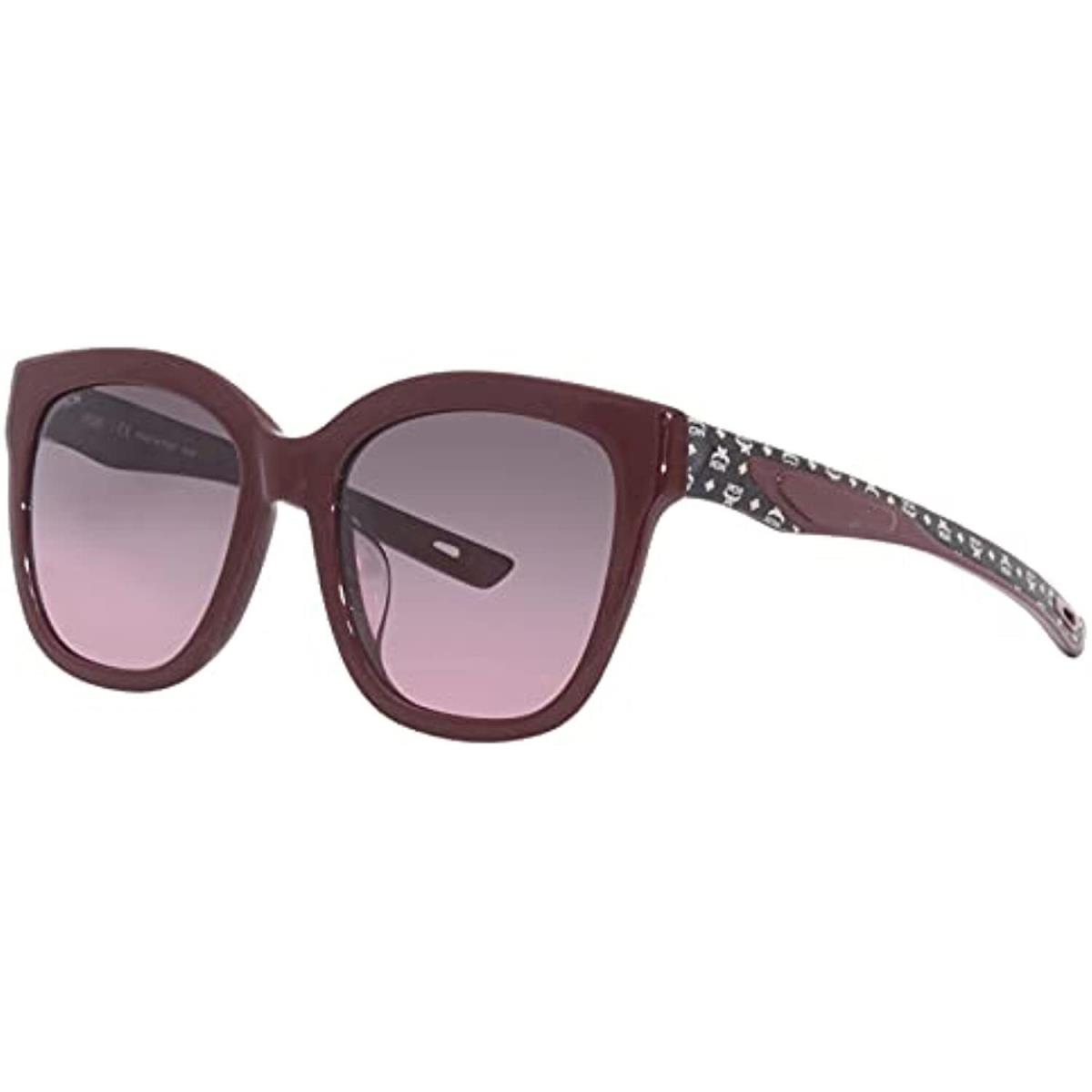 Mcm 697SLA 618 Wine Sunglasses with Black Visetos Temples with Mcm Case