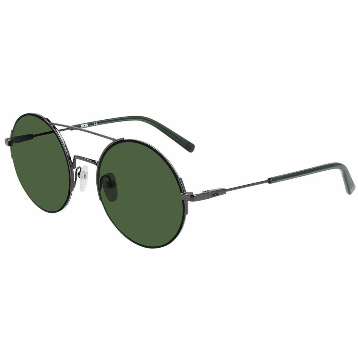 Mcm MCM160S-072 Unisex Gunmetal Sunglasses Green Lens