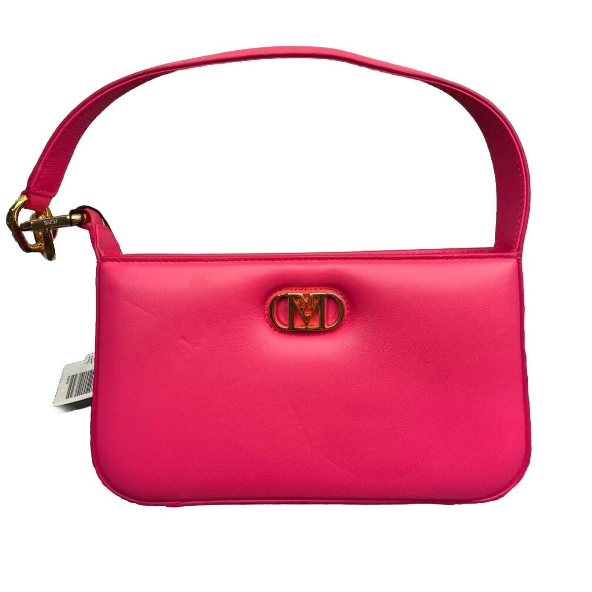 Mcm Pink Solid Single Strap Shoulder Bag