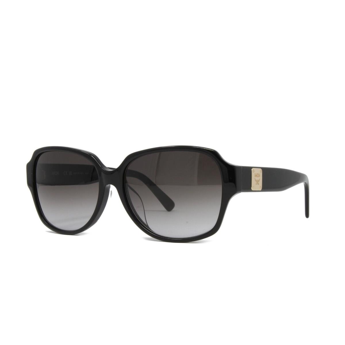 Mcm Women`s Sunglasses MCM616SA 001 Black 58mm Gray Gradient Lens