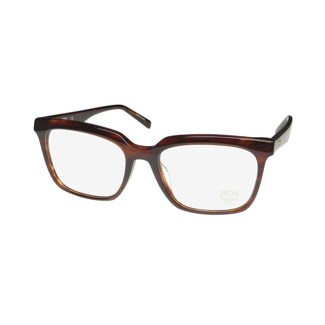 Mcm 2714 Eyeglass Frame Plastic 281 Full-rim Brown 53-17-145 Rectangular