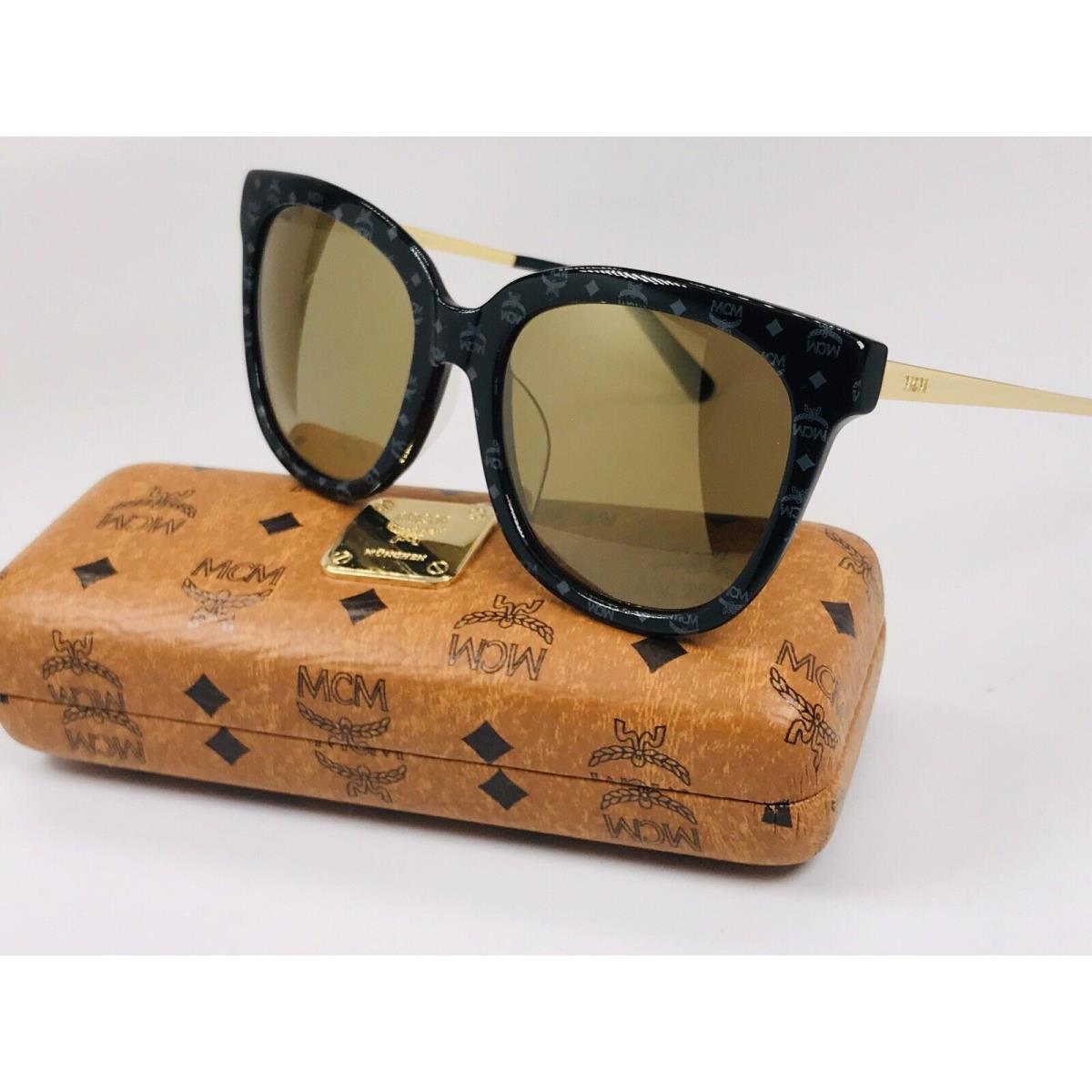 Mcm 628SA 006 Black Viseto Gold Sunglasses 55mm with Mcm Case