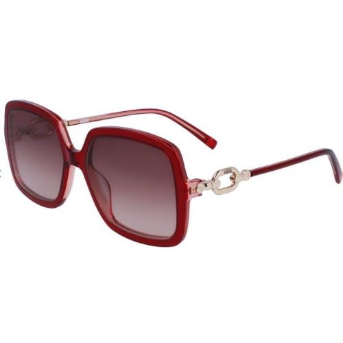 Mcm 729S 600 Crystal Red on Pink Sunglasses with Mcm Case