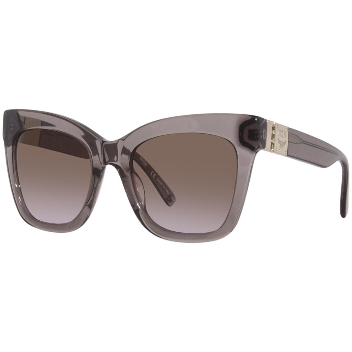 Mcm MCM686S 036 Sunglasses Women`s Grey/light Brown Gradient Square Shape 53mm