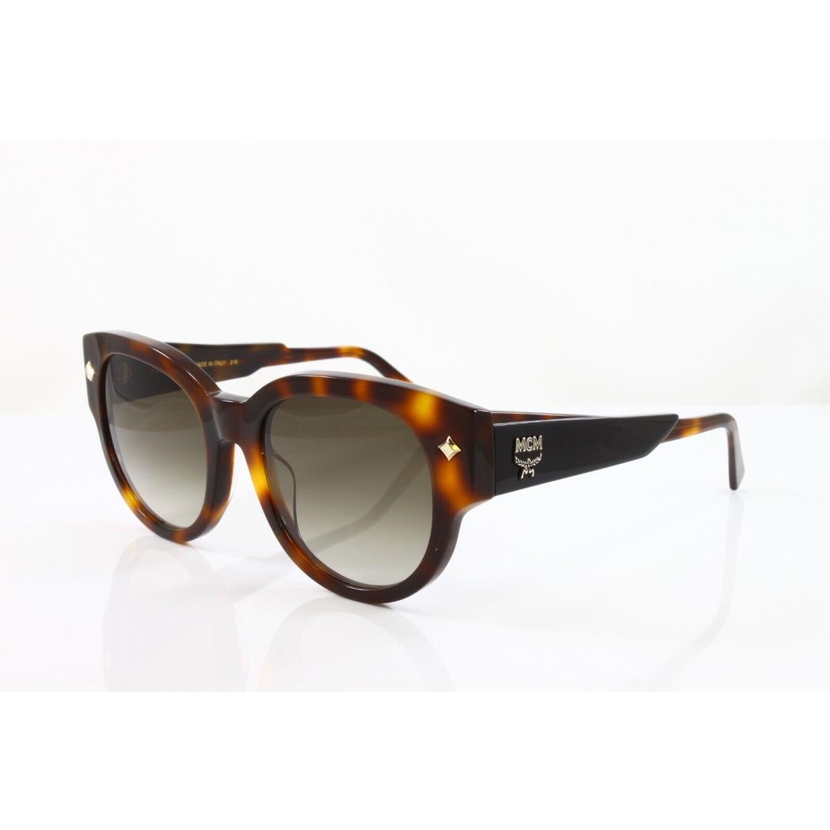 Mcm Sunglasses Women`s Round MCM673S 214 Havana 53mm