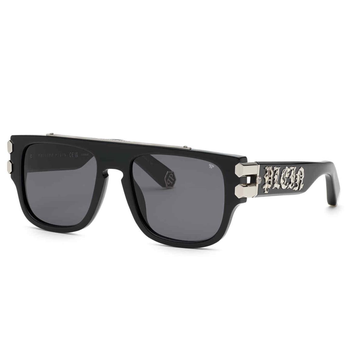 Philipp Plein SPP011X Shiny Black 0700 Shiny Black 0700 0700 Sunglasses