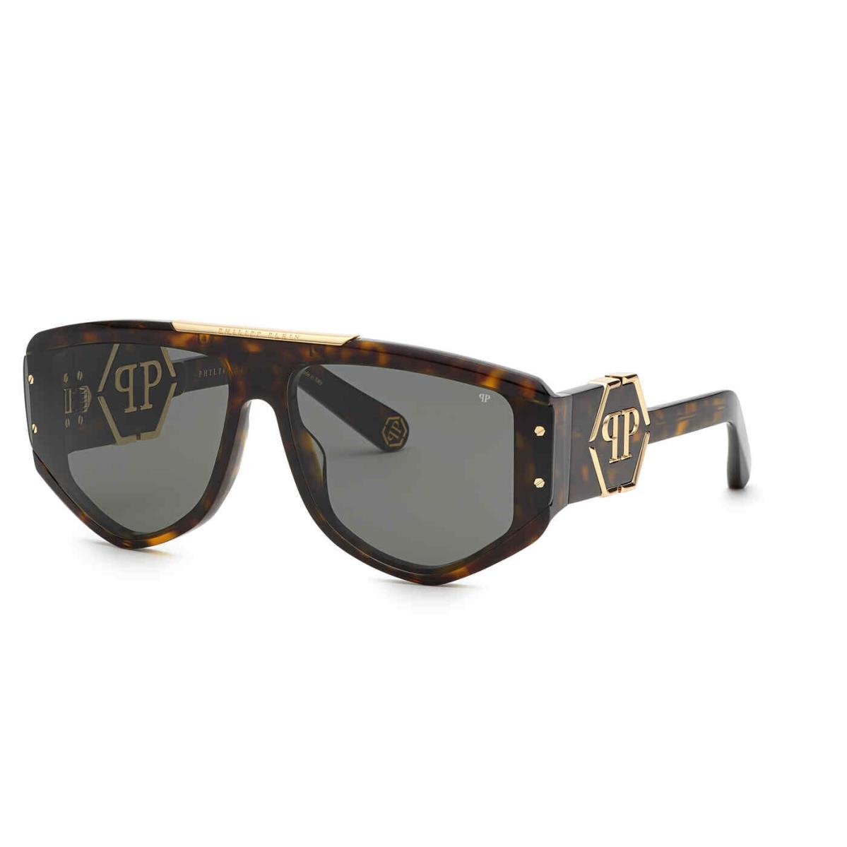 Philipp Plein SPP093M Dark Havana 0722 Dark Havana 0722 0722 Sunglasses