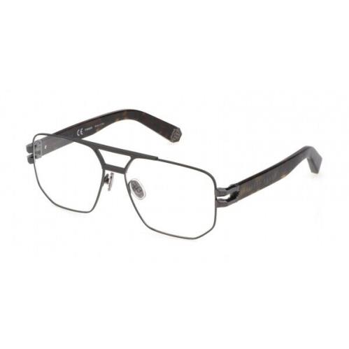 Philipp Plein VPP022M-0584 Shiny Gun W Sandblasted and or Eyeglasses