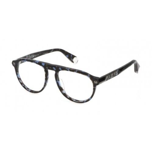 Philipp Plein VPP016M-0L93 Shiny Blue Havana Eyeglasses