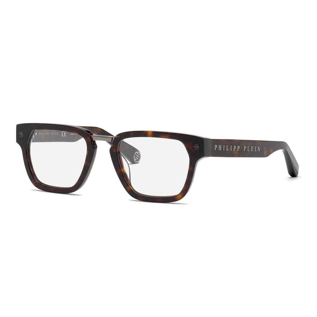 Philipp Plein VPP055W-0722 Shiny Dark Havana Eyeglasses