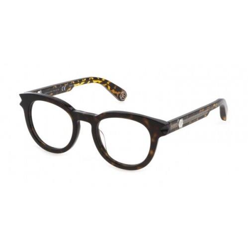 Philipp Plein VPP024V-722Y Shiny Dark Havana Eyeglasses