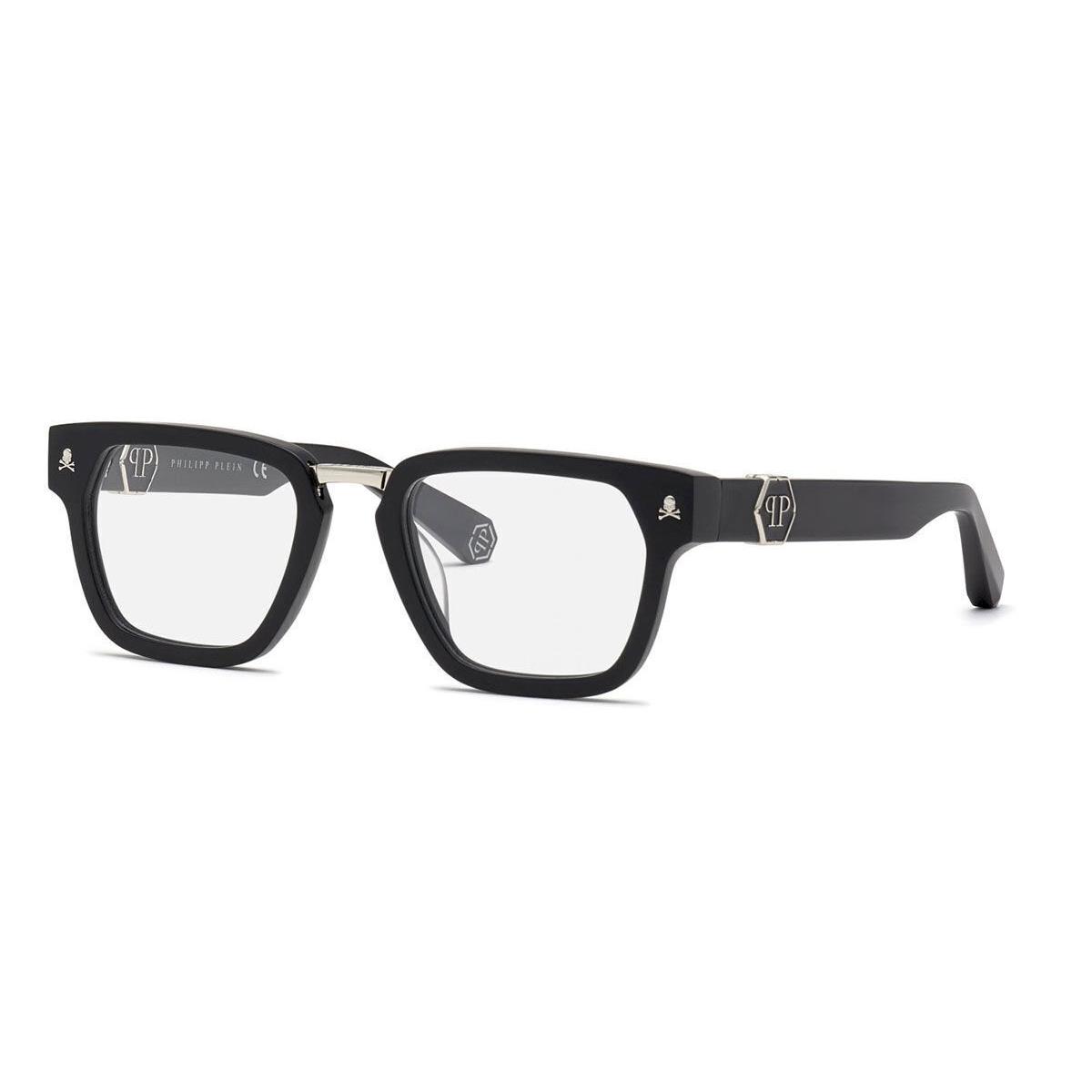 Philipp Plein VPP055M-0703 Matt Sandblasted Black Eyeglasses - Frame: Matt Sandblasted Black