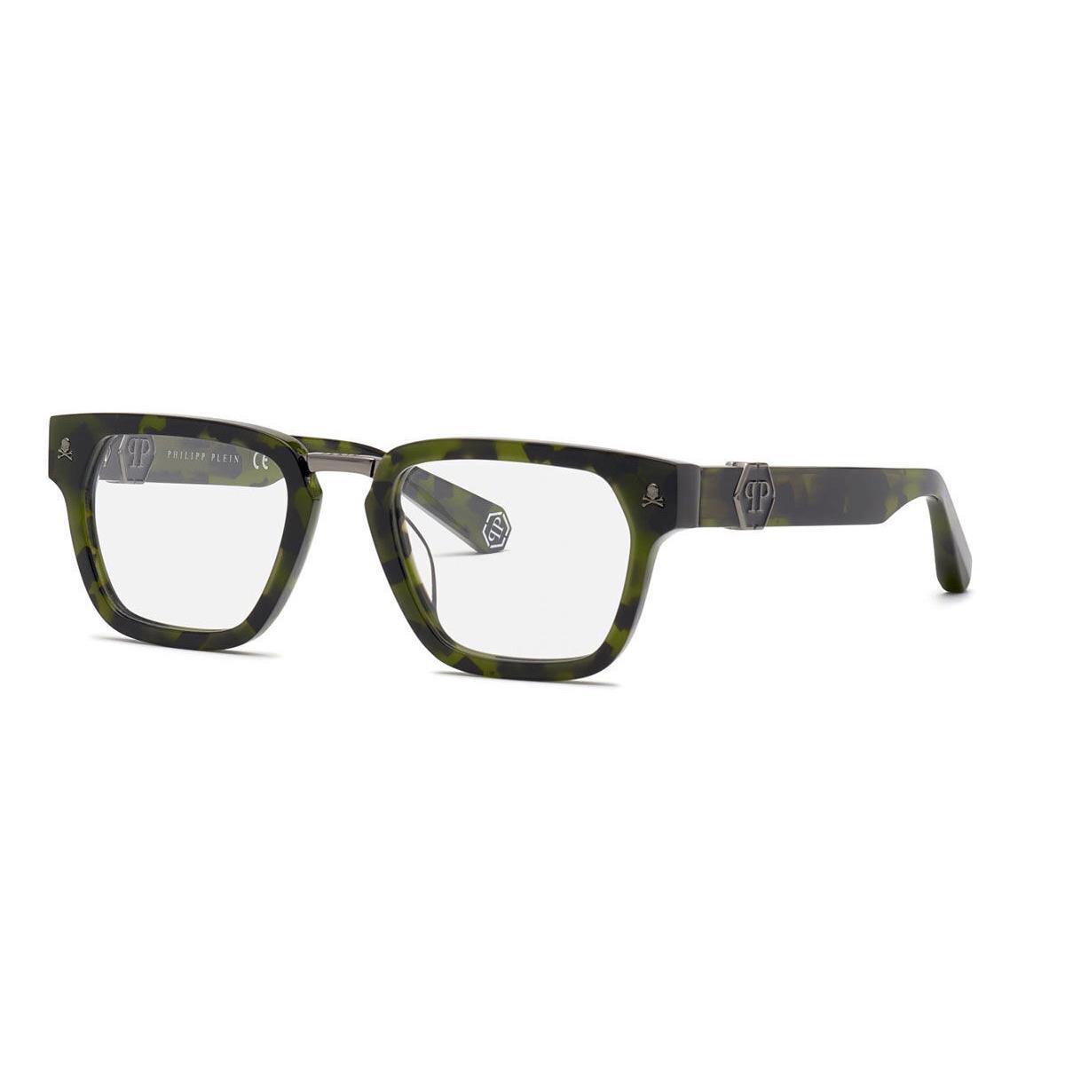 Philipp Plein VPP055M-092I Shiny Green Havana Eyeglasses