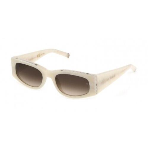 Philipp Plein SPP025S-09YL Marmorized Ivory Sunglasses