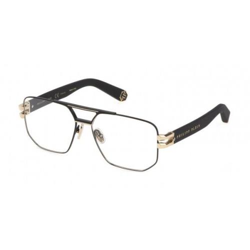 Philipp Plein VPP022M-0302 Rose Gold with Semi Matt Black Eyeglasses