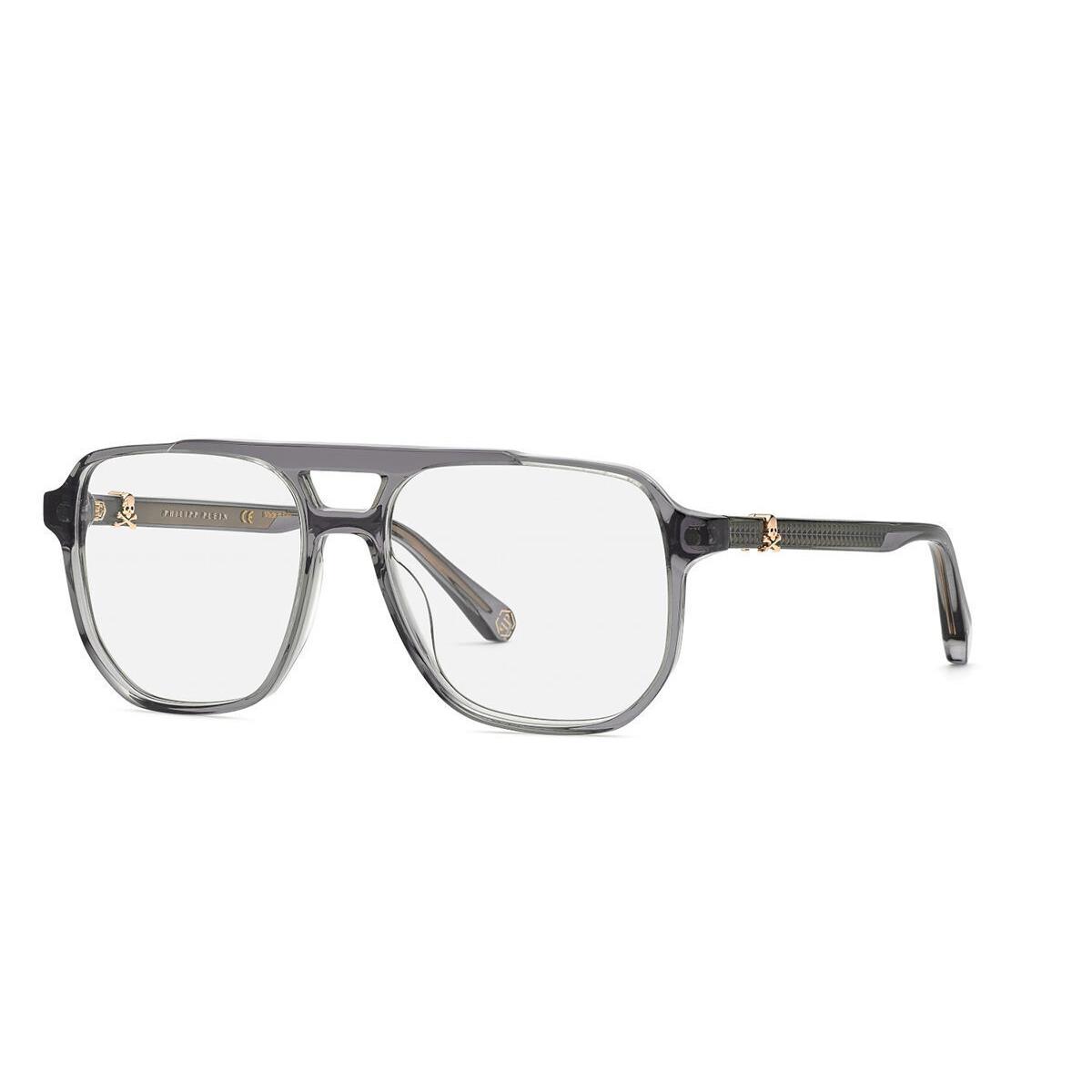 Philipp Plein VPP084V-09MB Transp Grey Eyeglasses