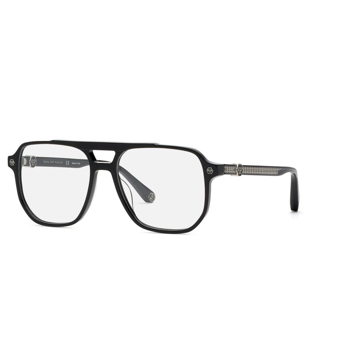 Philipp Plein VPP084M-0700 Shiny Black Eyeglasses