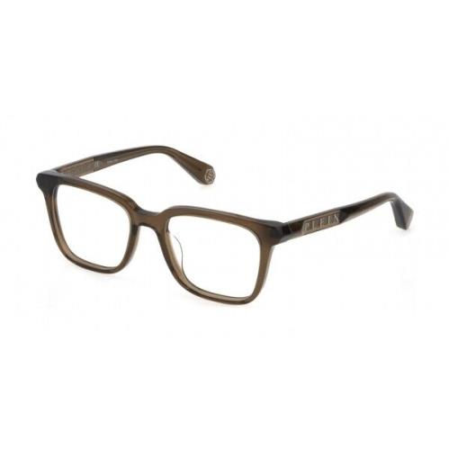 Philipp Plein VPP015M-03GE Transparent Green Eyeglasses