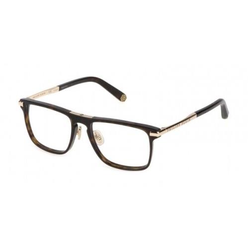 Philipp Plein VPP019M-0722 Shiny Dark Havana Eyeglasses