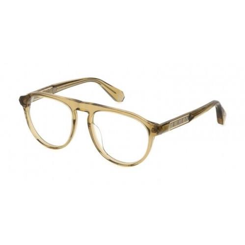 Philipp Plein VPP016M-0913 Shiny Transp Beige Eyeglasses