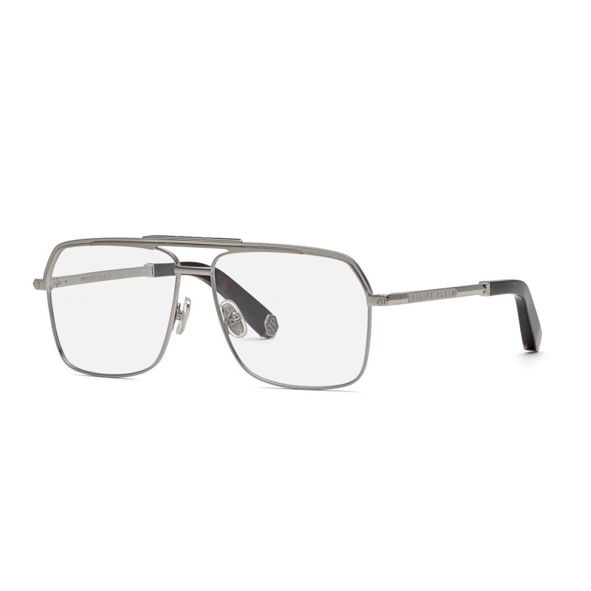 Philipp Plein VPP085M-0E56 Total Shiny Ruthenium W Matt S Eyeglasses