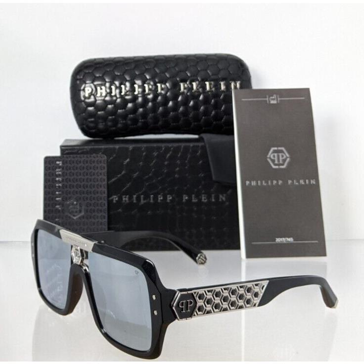 Philipp Plein Sunglasses Spp 079 Col 700W Plein Badge SPP079 Frame