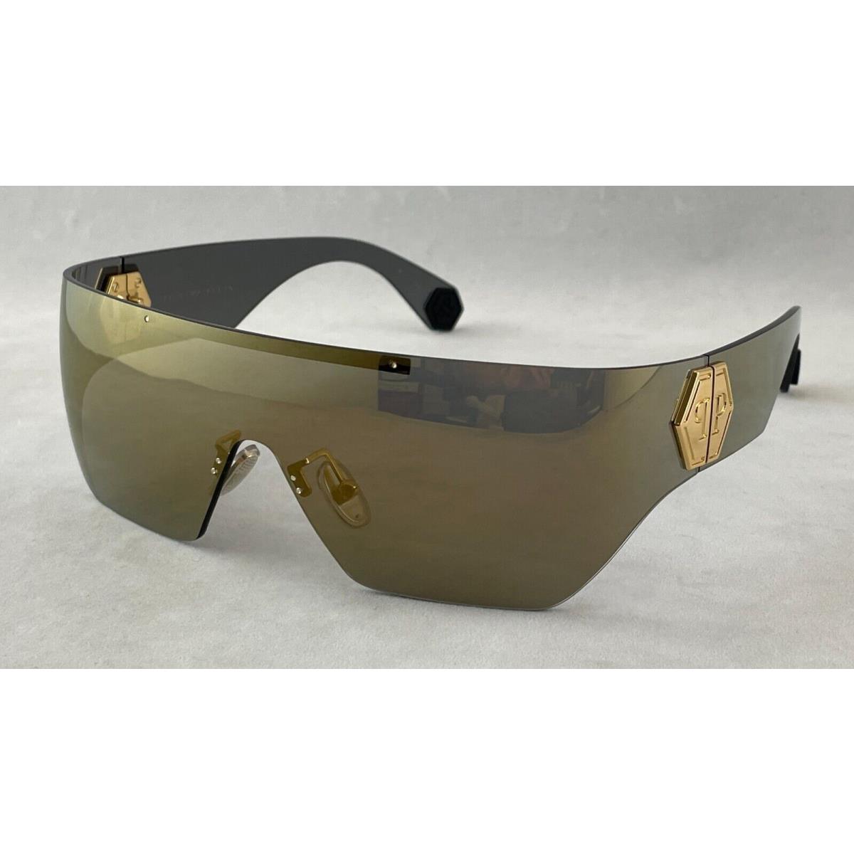 Philipp Plein Plein Hero Sunglasses SPP029 400G Gold/mirror