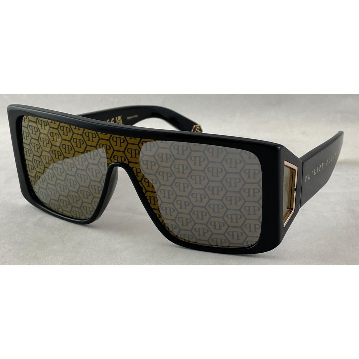 Philipp Plein Plein Revolution Paris Sunglasses SPP014W 700G Black/gold