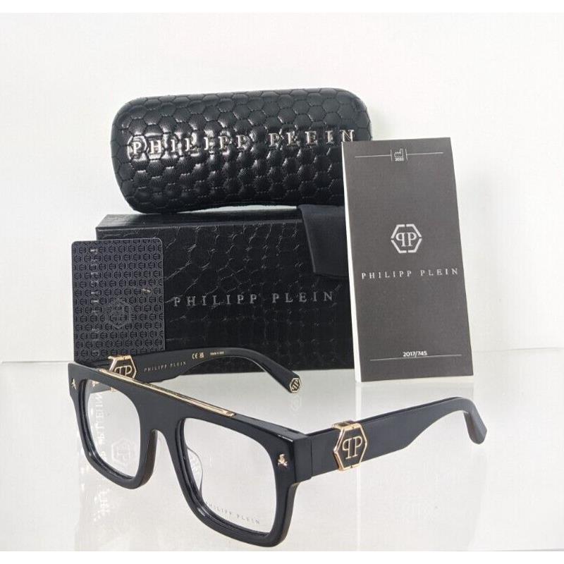 Philipp Plein Eyeglasses Vpp 056 Col 0700 Black VP056 Frame