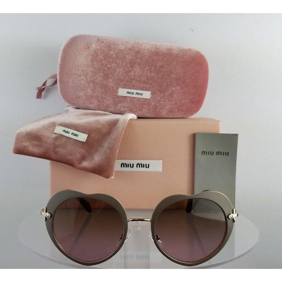 Miu Miu Smu 54R U6H-5P1 Beige Sunglasses