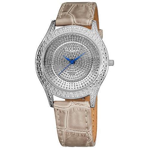 Akribos Xxiv Watch with Diamonds