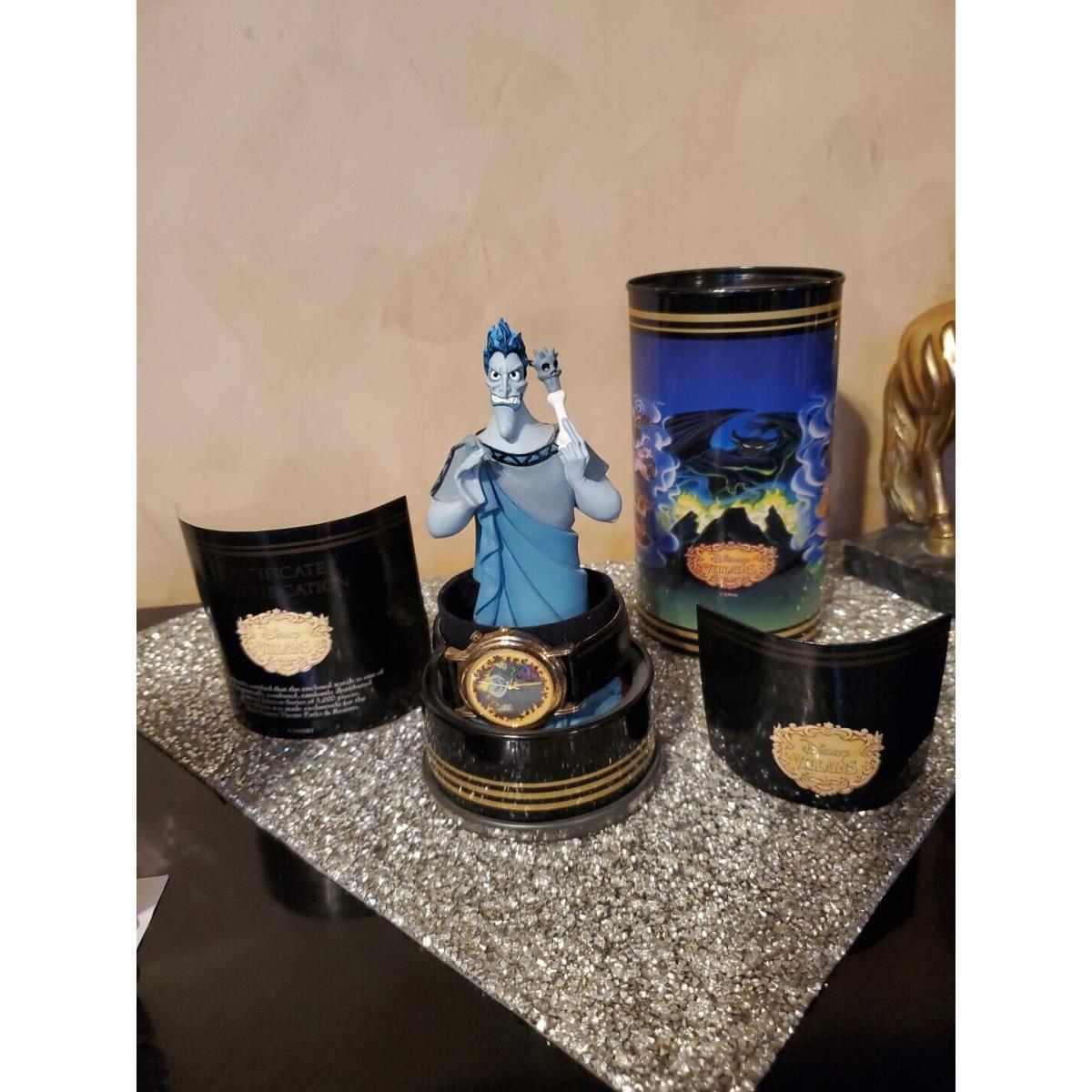 Fossil Disney Villains Watch Sculpture Limited Edition Hercules Hades LE 1956/3000