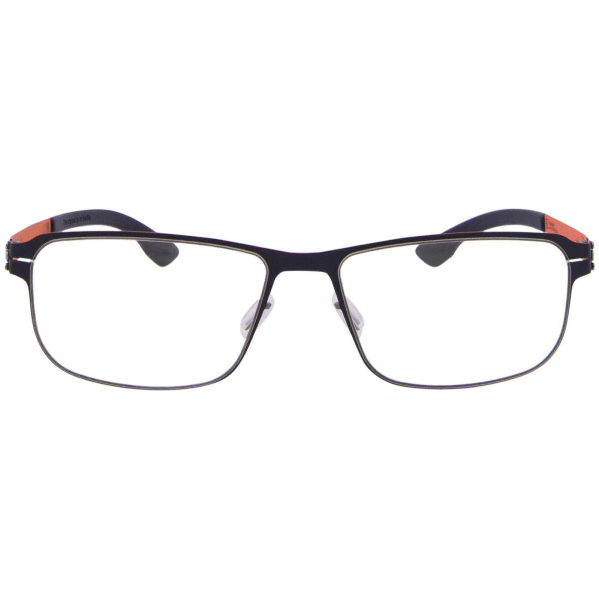 Ic Berlin Andrew-p Eyeglasses Men`s Blue Flame/marine Blue Full Rim 53mm