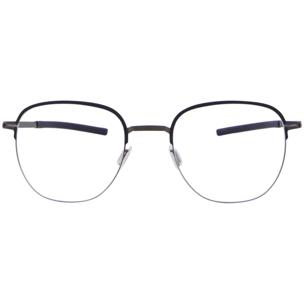 Ic Berlin Notos Eyeglasses Womens Graphite/marine Blue Full Rim Oval Shape 47mm