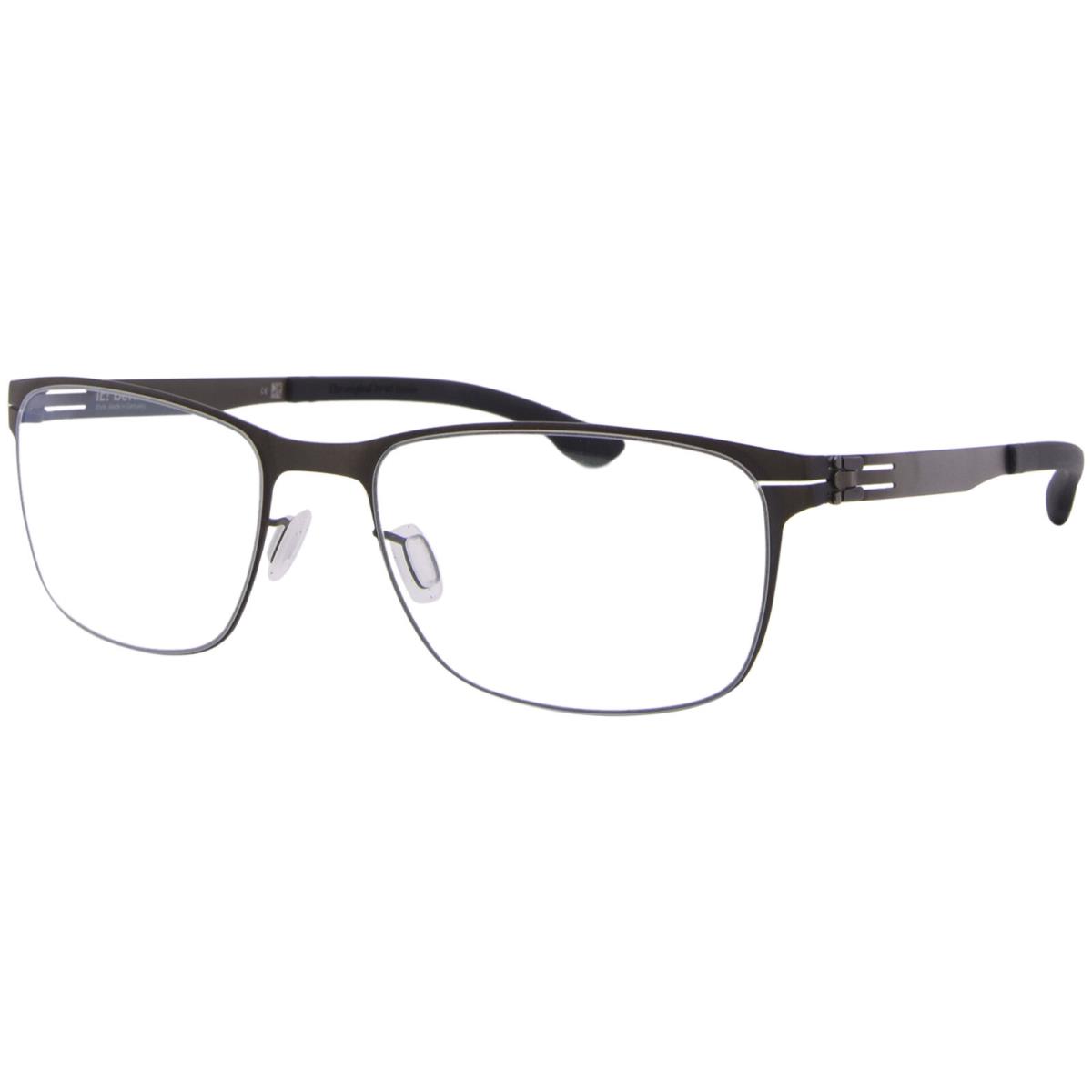 Ic Berlin Dennis-n-large Eyeglasses Graphite/black Full Rim Square Shape 56mm