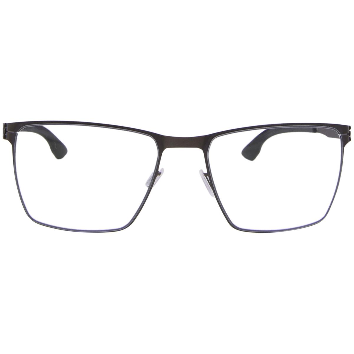 Ic Berlin Thomas-a Eyeglasses Men`s Graphite/black Full Rim Square Shape 56mm