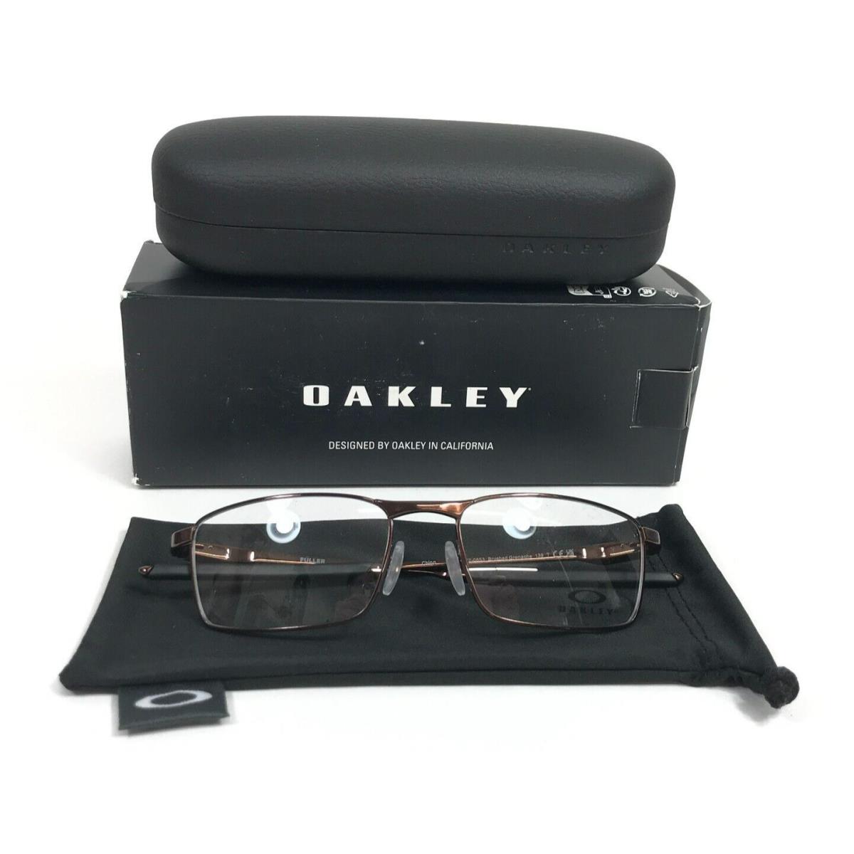 Oakley Eyeglasses Frames Fuller OX3227-0853 Brushed Grenache Brown 53-17-139