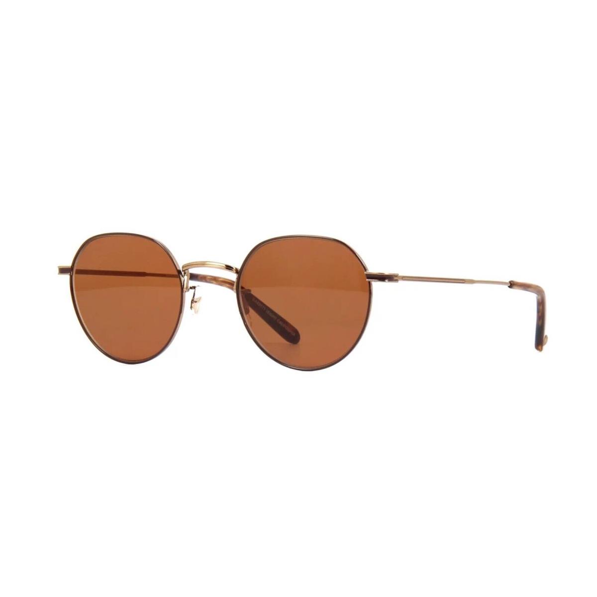 Garrett Leight Robson Sun Brushed Gold Tortoise/semi-flat Oak Sunglasses