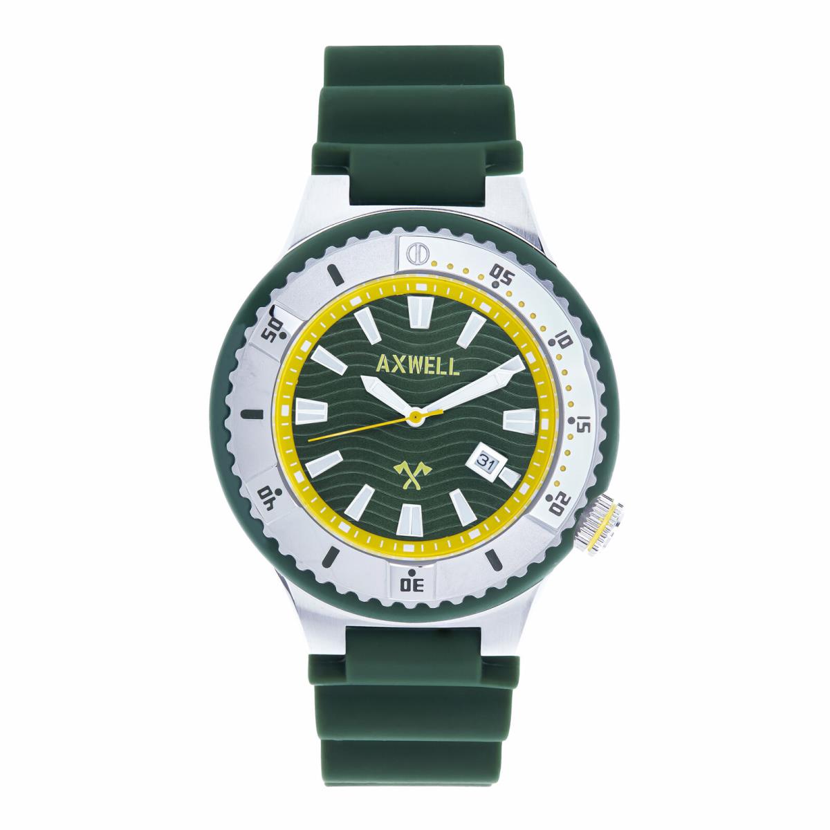 Axwell Summit Strap Watch W/date - Green