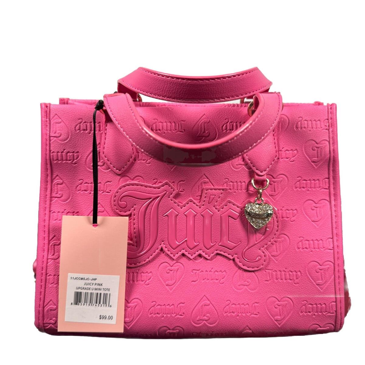 Juicy Couture Pink Upgrade U Mini Tote Bag Purse