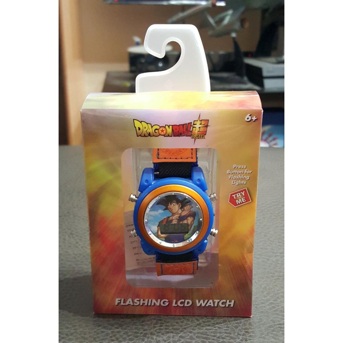 Dragon Ball Z Super Flashing Lcd Watch Flashing Lights