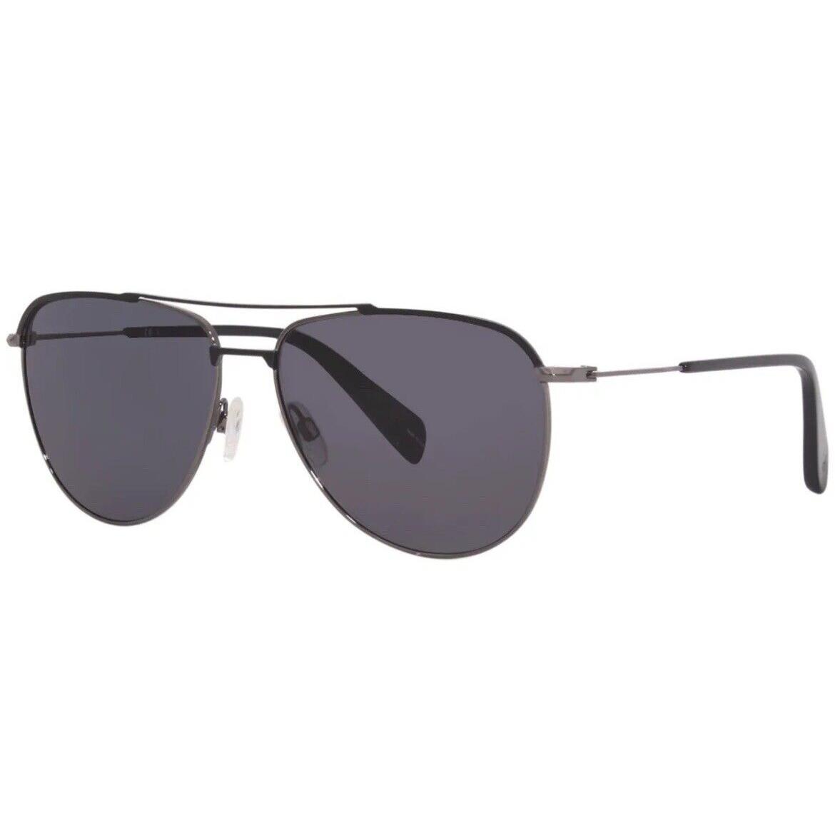 Rag Bone RNB1050/G/S Rzzir Sunglasses Women`s Black/ruthenium/grey Pilot 59mm